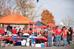 Tailgating on campus before a football game