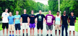friendship — Taran Kerr (second from the right) said he realized God’s plan for his life was to be a neuropsychologist after his accident in the Bahamas . Photo provided