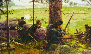 SEMINAR — “Breechloaders and Greencoats,” courtesy or Gallon Historical Art. Photo provided