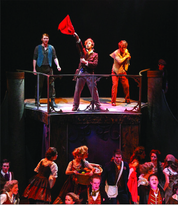 ART —Les Miserables takes viewers on a journey to19th-century France and gives a fictional taste of the real-life uprising in Paris in 1832. Photo credit: Ruth Bibby