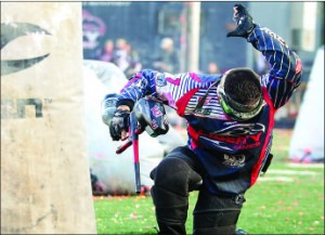 Under Fire — Players had five minutes to bring an opponent’s flag to their side.