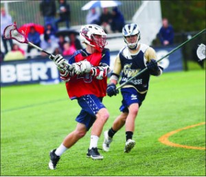 Locked in —  A Liberty player winds up for a shot. Photo credit: Ruth Bibby