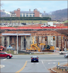 Liberty recently broke through the wall for the new two-way, underground vehicular tunnel. Photo credit: Ruth Bibby