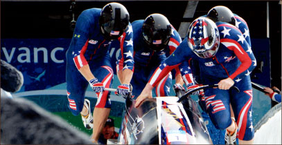 repeat — America looks to retain its title as the best four-man bobsled team in the world. Google Images