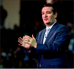 Motive — Cruz emphasized the need for students to act. Photo credit: Leah Stauffer
