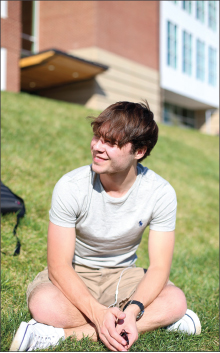 "I love paddleboarding and just being at the beach." - Aaron Litevich
