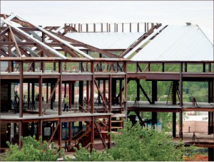 The new Science Hall will more than triple the size of the university’s current science facilities. Photo credit: Courtney Russo