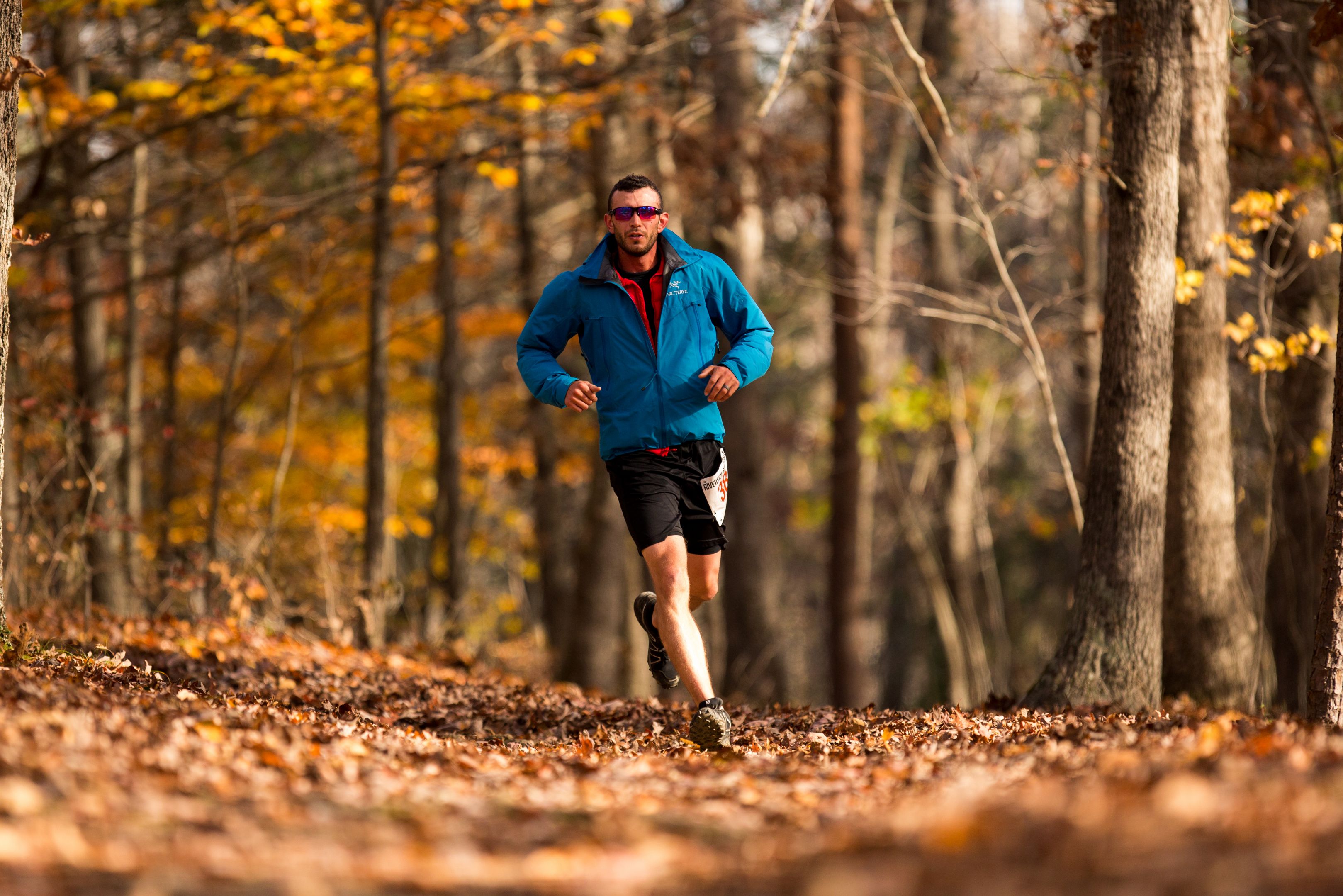 Outdoor Activities Student Running
