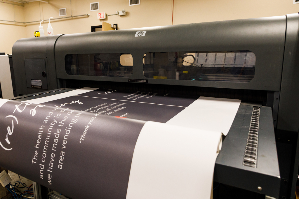 View of HP Printing Presses