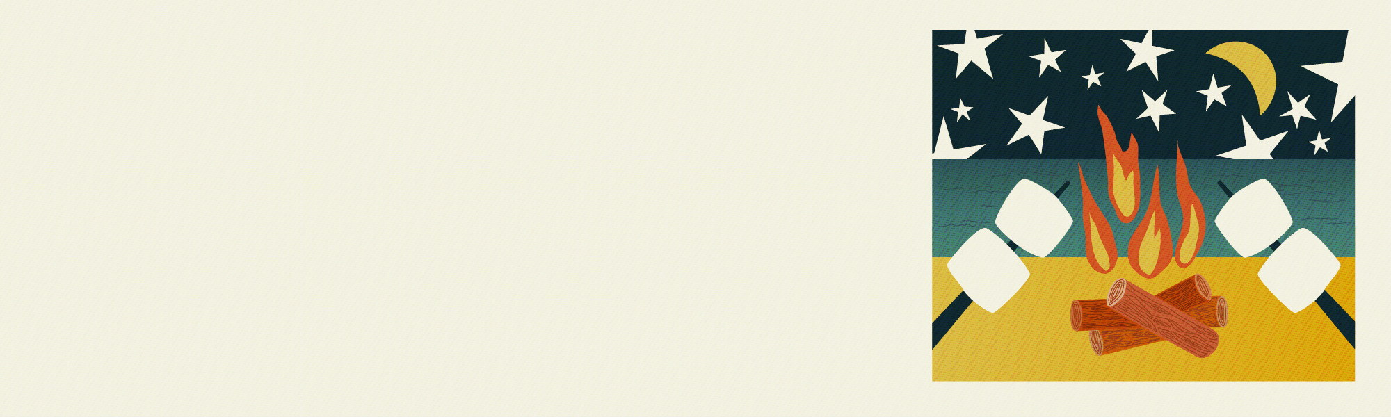 S'mores on the Beach