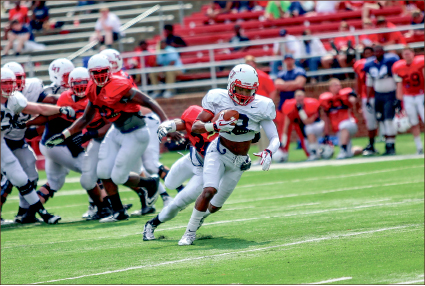 Tackle Triumphs Football Defense