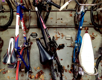 Donation — Shane Reside, a homeless man, desires to help others by providing transportation. Photo credit: Courtney Russo