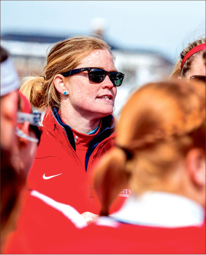 Fighting back — Kelly Nangle uses her bout with cancer to inspire and motivate her team. Liberty University News Service