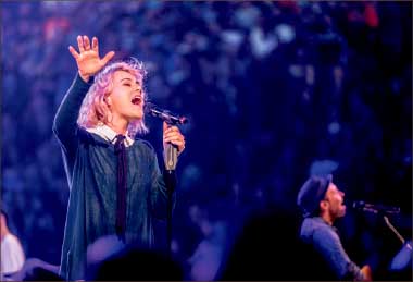 Original — Hillsong performed several of its famous songs including their hit “Oceans.” Photo credit: Ty Hester