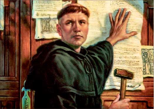 REFORMATION — Martin Luther’s posting of the 95 theses was a monumental turning point for the Christian faith. Google Images