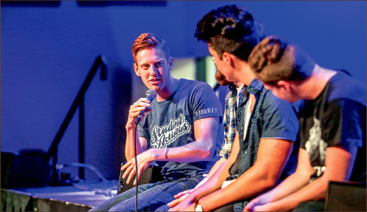 PERFORM — Student Activities hosted musical events throughout the last year, including concerts from professional and amateur artists. Photo credit : Leah Seavers