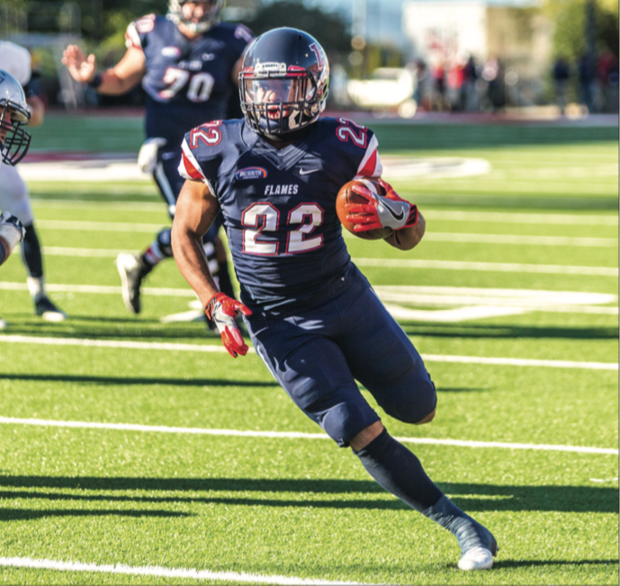 HOT — Running back Todd Macon finished the game with 271 all-purpose yards, tied for fifth most in one game in school history. Photo credit: Michela Diddle
