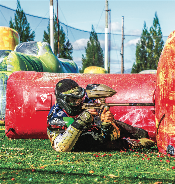 SPLAT—The Liberty University paintball team remained undefeated at the tournament Oct. 22. Photo Credit : Joel Coleman | Liberty University News Service