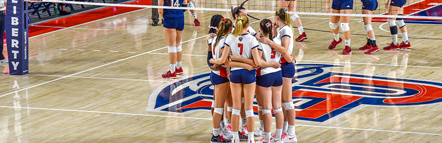 Volleyball defeats Maryland Eastern Shore Hawks 3-1 – The Liberty Champion