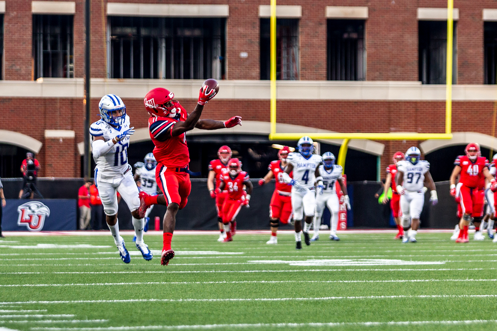 Liberty Flames football dominates Hampton 6227 in Saturday showdown