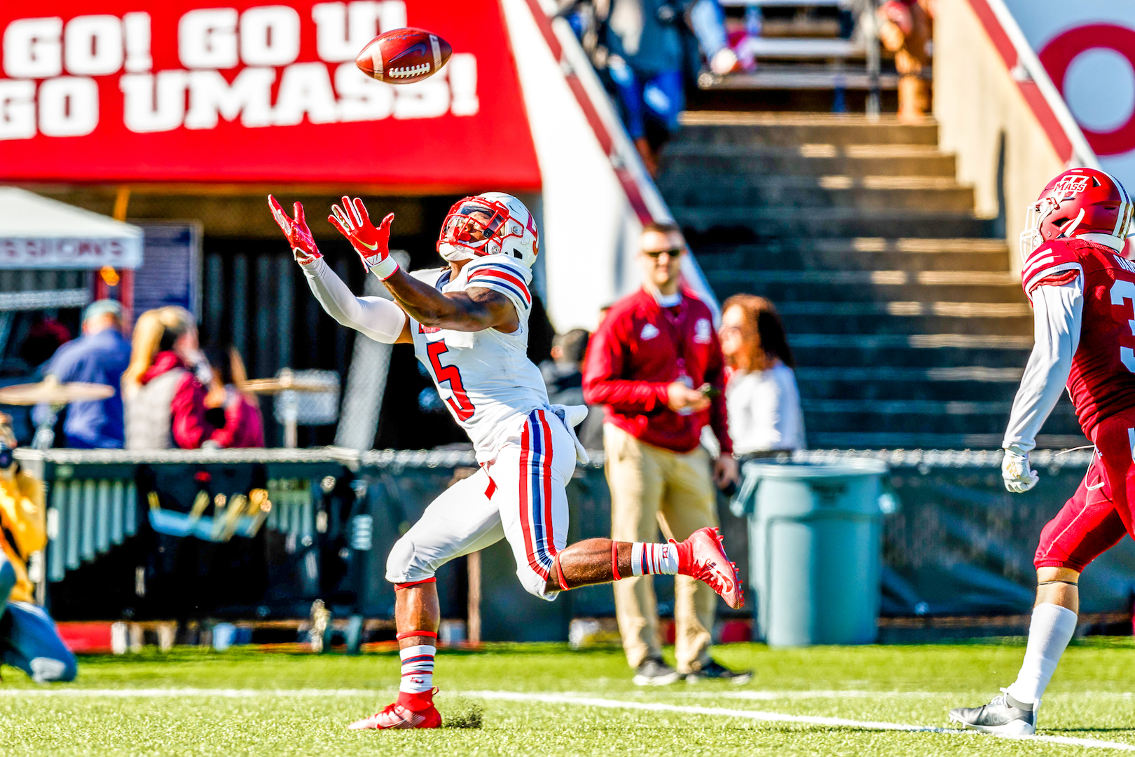 Liberty Football puts UMass down in 6321 victory, shattering team