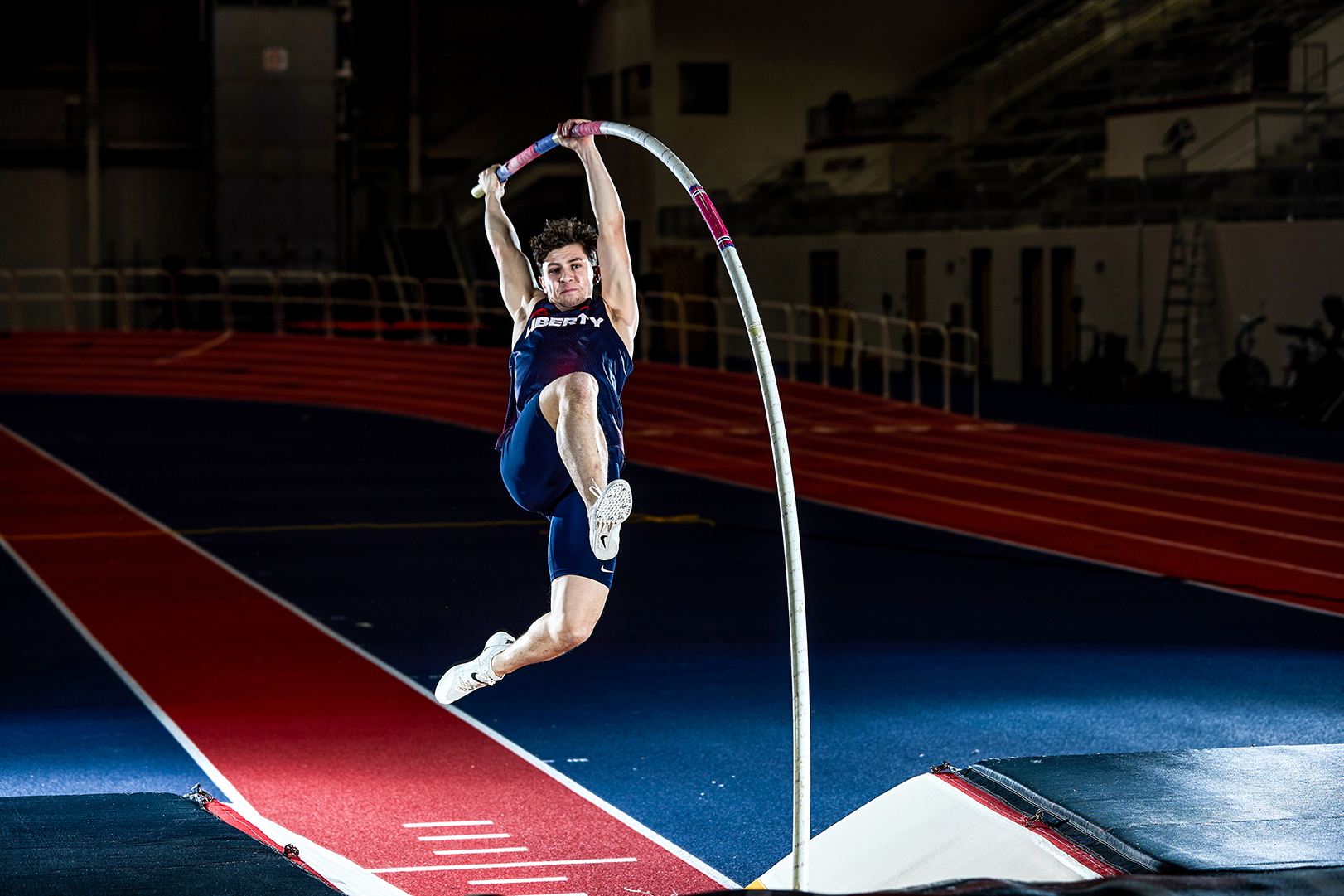Liberty track team starts their indoor season strong at Virginia Tech