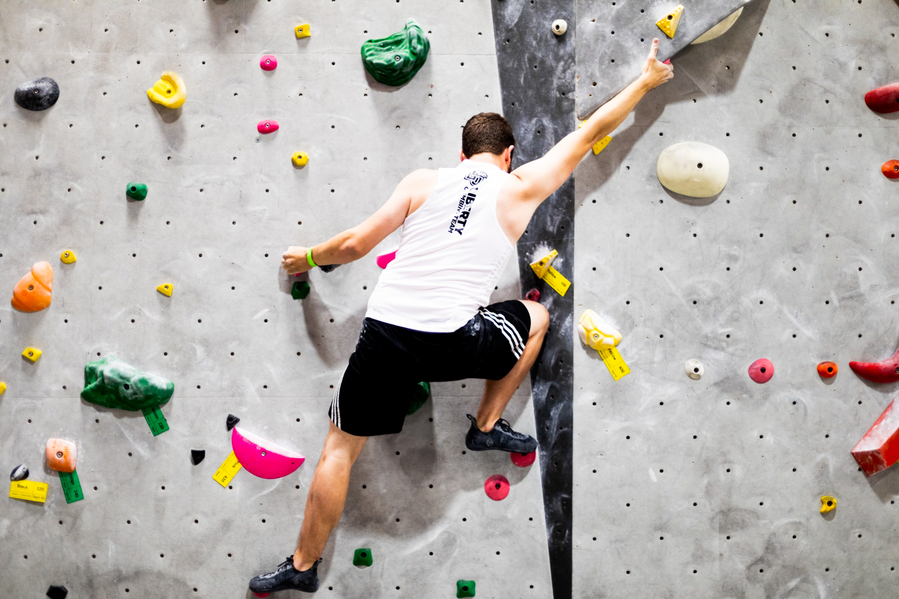 Rock Climbing Competition Gives Amateur And Advanced Climbers The