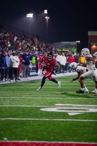 Kaidon Salter eclipsed 1,000 rushing yards for the season during the title game.