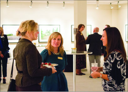 networking — Local business women socialize with each other over refreshments. Photo credit: Hannah Lipscomb