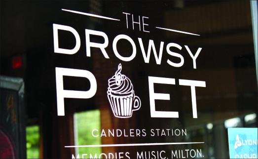 Farewell — Those who love The Drowsy Poet are encouraged to visit the Lakeside Drive location for their favorite treats. Photo credit: Abby Kourkounakis