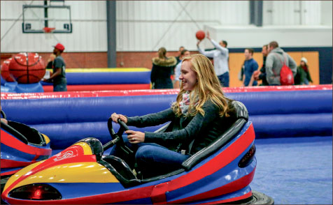 entertainment — Students spent their down time connecting with friends and discovering new talents at the Back to School Bash. Photo credit: Courtney Russo
