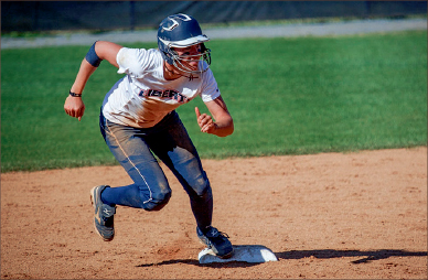 production — Liberty scored 16 runs in its three-game series against North Carolina Central University. Photo provided