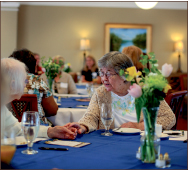 support —Military wives had the opportunity to fellowship with each other. Photo credit: Courtney Russo