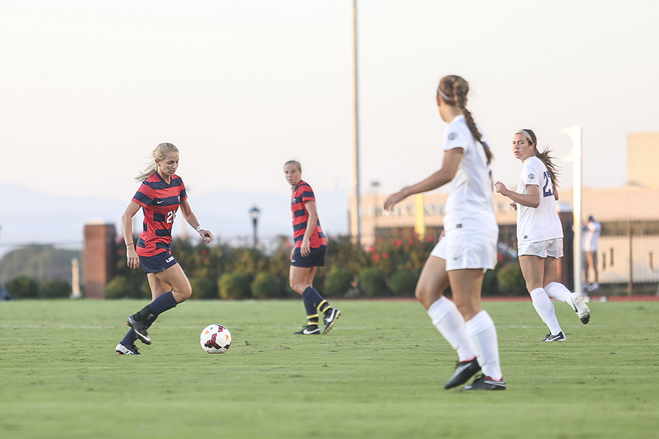 Liberty will look to bounce back against Appalachian State Saturday, Aug. 31. Photo credit: Leah Seavers