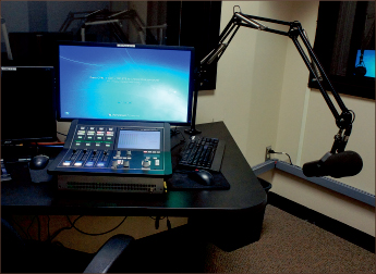 soundboard — New resources offer oppurtunities for students involved in radio. Photo credit: Caroline Milwicz