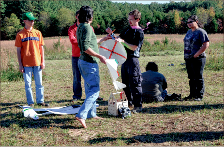 Hands on — RC club formed partnerships with surrounding schools to teach kids about flight and life lessons. Photo provided