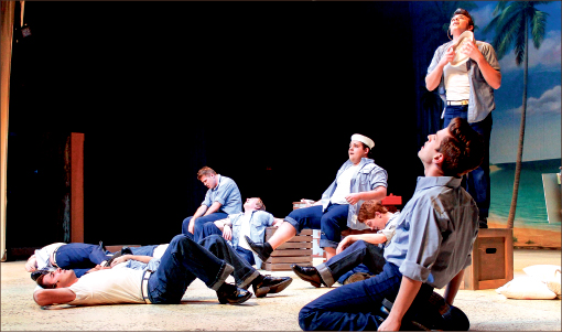 PERFORMANCE — “South Pacific” depicts the joys and sorrows of World War II through musical compositions. Photo credit: Amber Tiller
