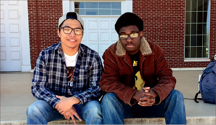 performers — Rappers Jessy and Czar Josh, two on-campus students, participate with BTGUM concerts, outings and service projects around the Lynchburg area. Photo credit: Kiara Leers