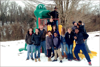 Neighborhood — CampusServe provides students with a chance to aid children and adults through 14 different sites in Lynchburg, including the Brookhaven community pictured above. Photo credit: Haley Jones