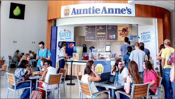 Snacks — Students have begun to enjoy the new additions to the Tinney Café. Photo credit: Michela Diddle