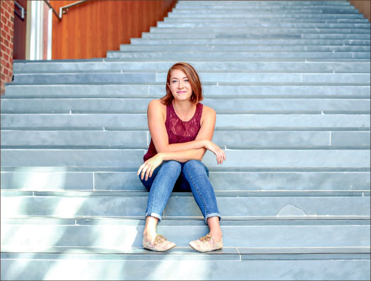Callback — Liberty University’s Christie Osterhus took a main role in the new movie, “Shooting the Prodigal.” Photo credit: Leah Seavers