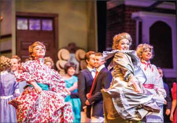 MUSICAL — The “Meet Me in St. Louis” cast re-enacted the opening of St. Louis fair. Photo credit: Leah Seavers
