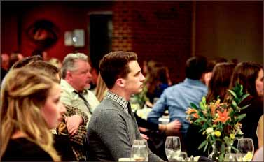 Banquet series — Students, faculty and guests heard from Dr. Craig Detweiler as he lectured on “God In Pop Culture” Feb. 18. Photo credit: Jessie Rogers