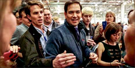 iowa — Sen. Marco Rubio gained momentum going into the very important New Hampshire primary. Google Images