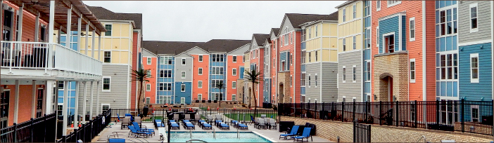housing options — The Vue offers multiple locations throughout Lynchburg for Liberty students such as “The Oasis” on Liberty Mountain as well as “College Square.” Photo credit: Shannon Ritter