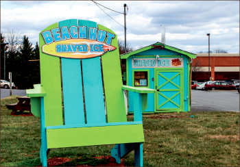 back in business — Dean and Joseph Hendricks plan to re-open Beach Hut Shaved Ice March 26, and they will be serving free snow cones throughout the opening day. Photo credit: Matt Pierce