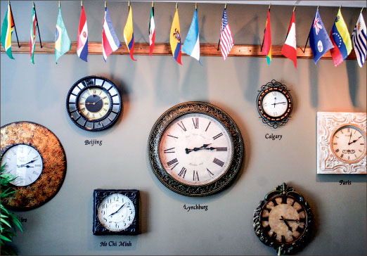 around the world — Liberty offers multicultural enrichment on campus at the International Student Center in DeMoss Hall. Lynchburg will be hosting an International Festival Saturday, April 30. Photo credit: Shannon Ritter