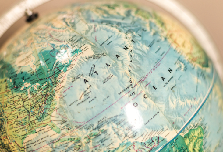 GLOBE — Students can travel across the world in the global studies program. Photo credit: Michela Diddle