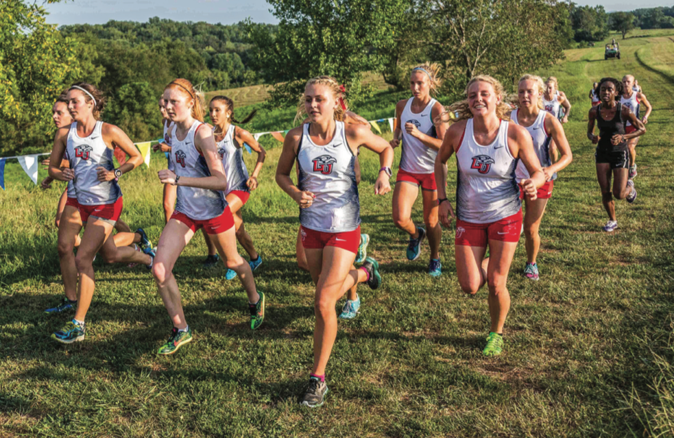 LEGACY — The women’s cross country team won their first Big South title since 2012. Photo credit: Kaitlyn Becker Johnson