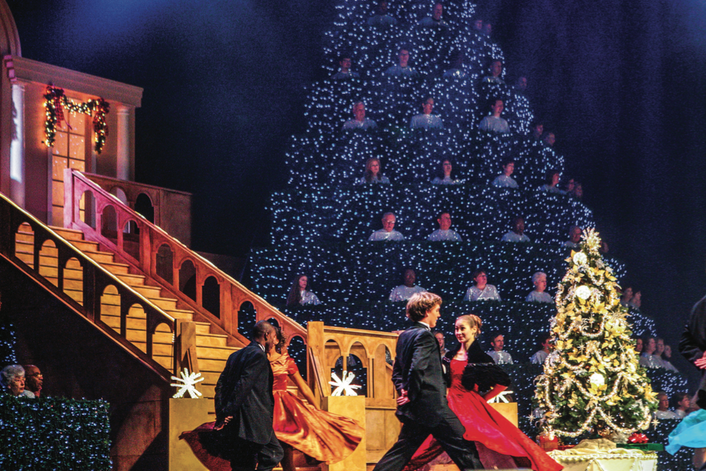 FESTIVE — Liberty students play an important role in the production each year, including the 2008 Spectacular (pictured). Photo provided